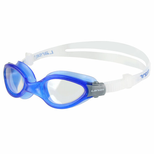 Очки плавательные Larsen G2213 синий очки плавательные larsen r14 синий tpe