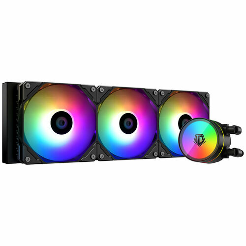 Система водяного охлаждения ID-Cooling Zoomflow 360 XT V2 ARGB 1150/1155/S1156/1151/1200/1700/2011/2066, AM4/AM5 белый, черный