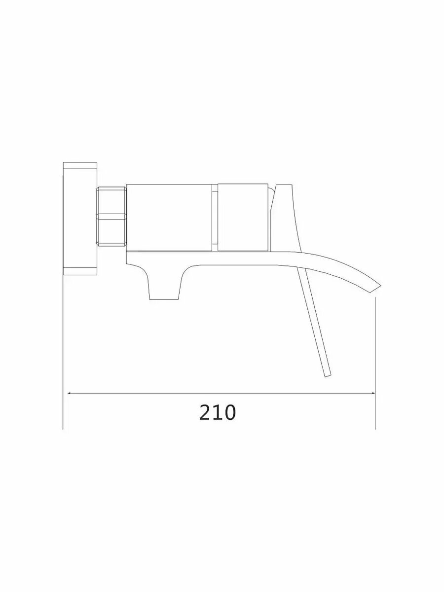 Cмеситель S4002T для ванны с душем графит — фото 1