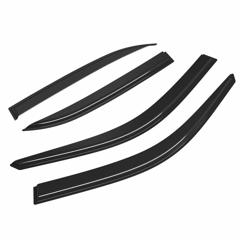 Дефлектор накладной Voron Glass для Hyundai Accent 2000-2011, DEF00232 - 4 шт.
