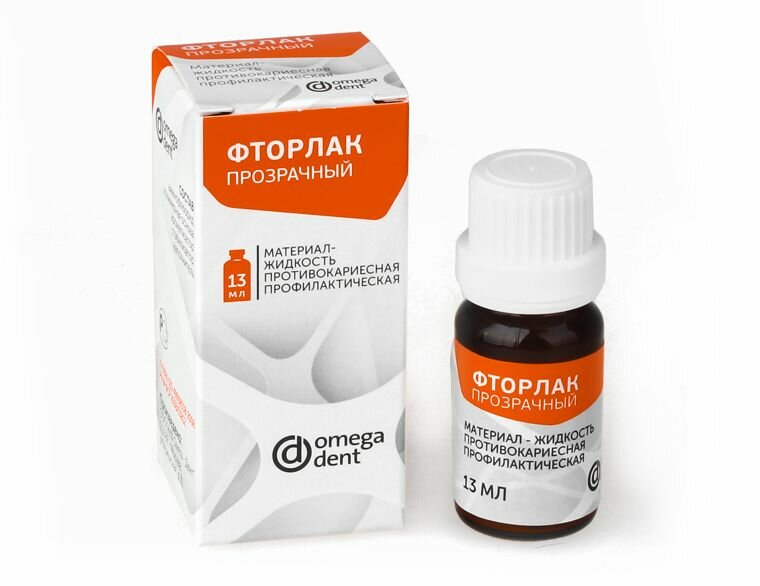 Картинки Фторлак, противокариесная и профилактическая жидкость, прозрачный, для зубов, 13мл
