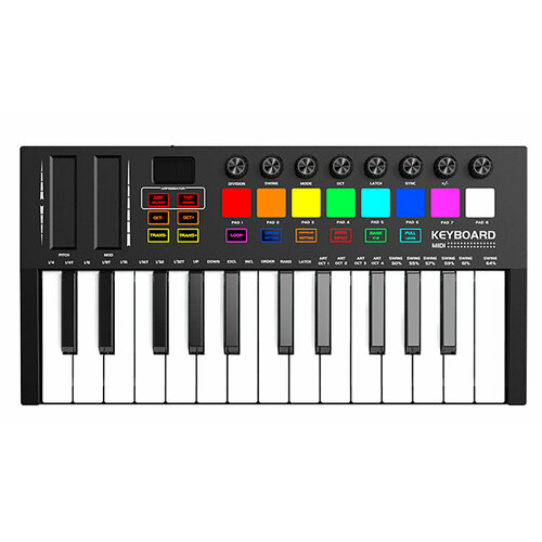 MIDI-клавиатура 25 Keys MIDI Keyboard MD02 6874₽