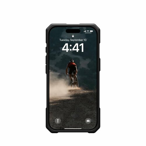 фото Чехол с поддержкой magsafe uag monarch pro для iphone 16 pro 6.3", цвет синий (kevlar-mallard)
