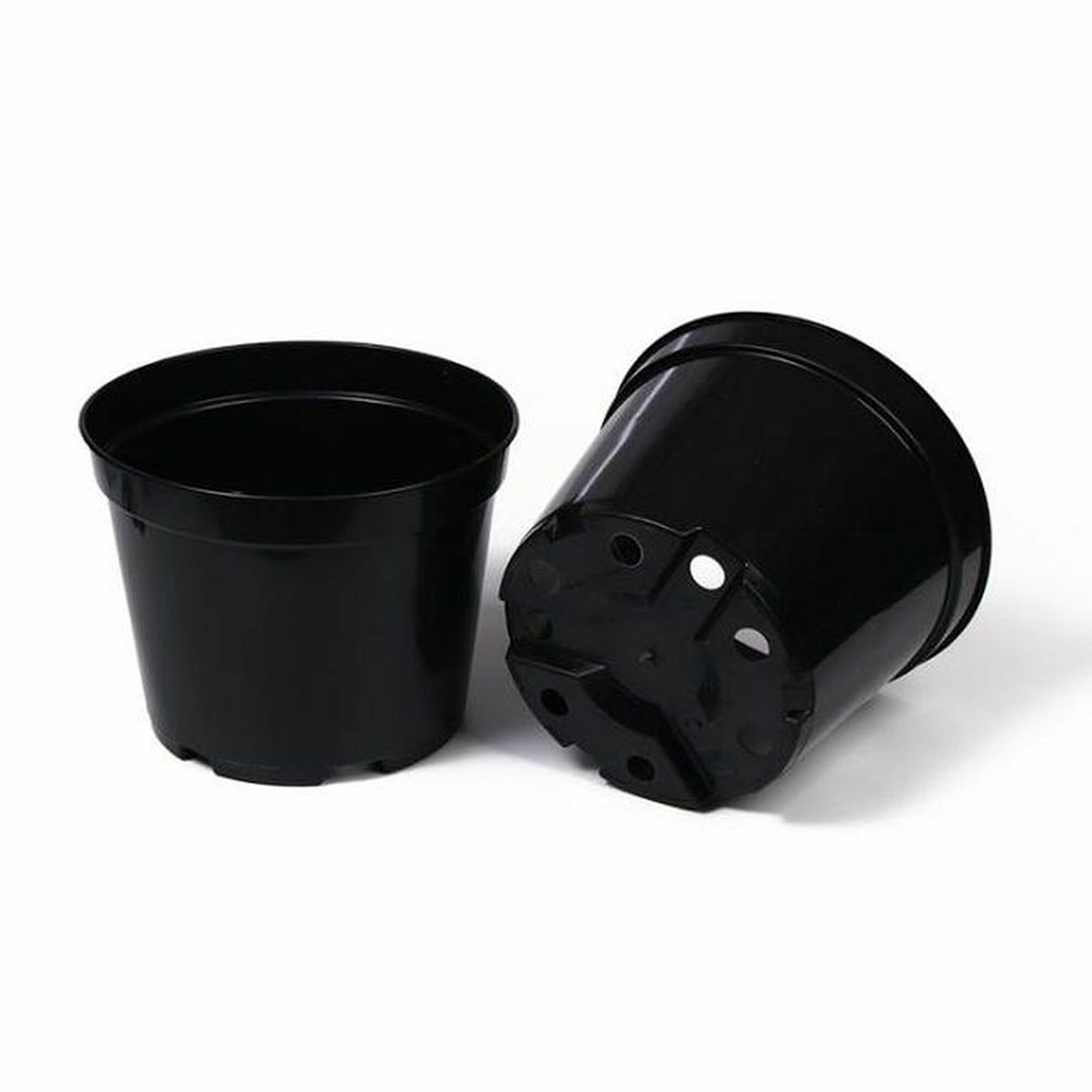 Горшок для рассады 2л d16 черный — фото 1