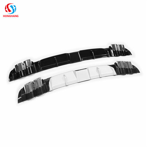 Черная Универсальная Губа Бампера для Автомобиля - Серебристый Оттенок арт. HH-UNIV-042