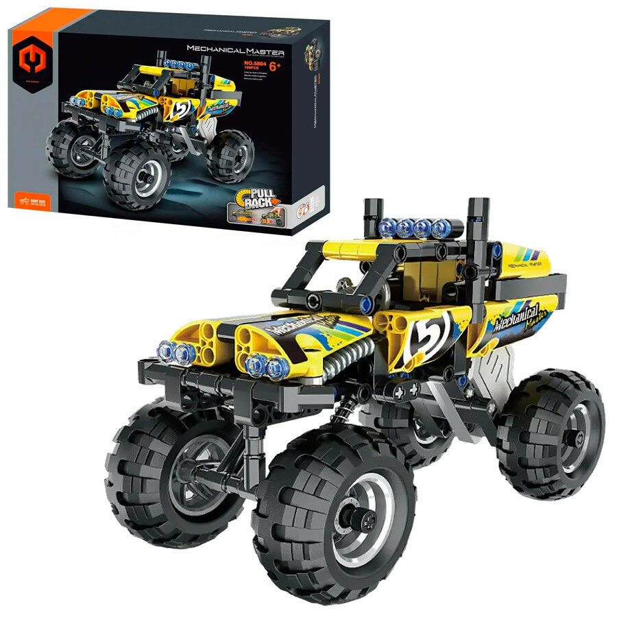 Конструктор iM.Master Жёлтый вездеход 5804
