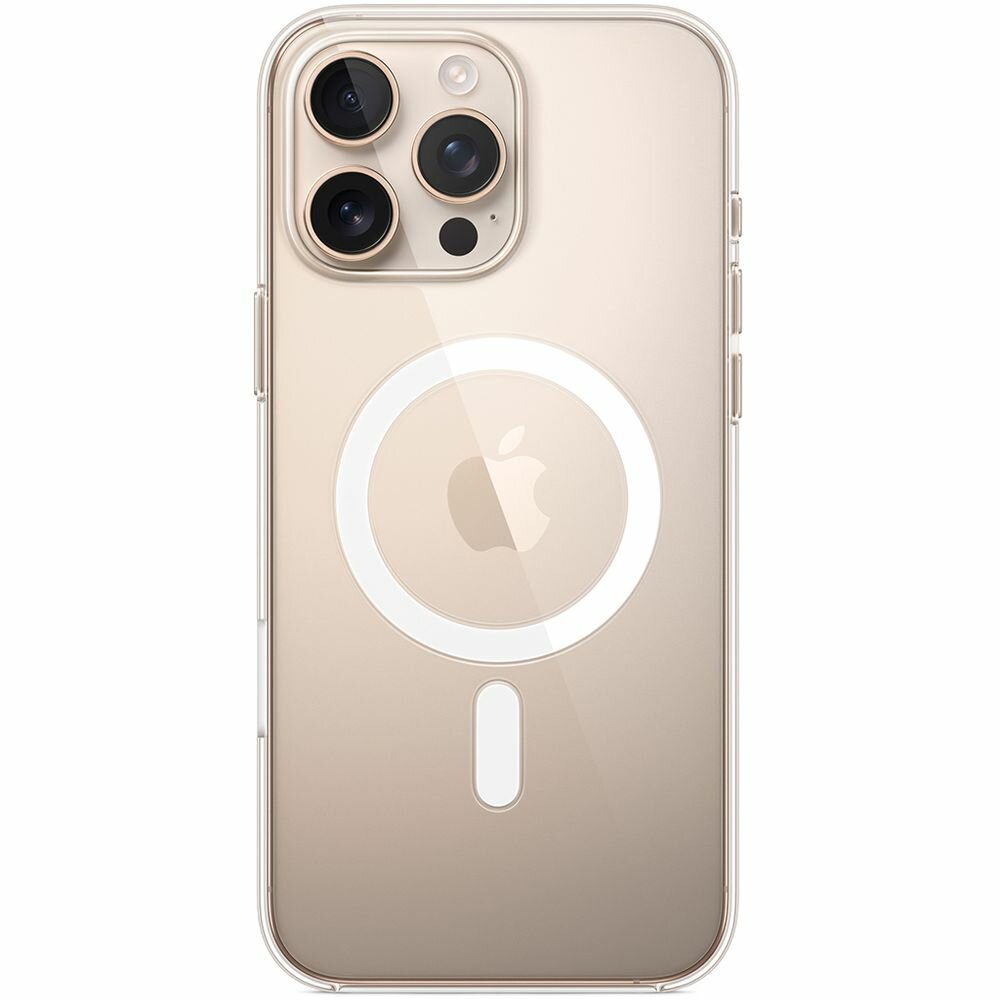 Чехол Apple Clear Case with MagSafe для Apple iPhone 16 Pro Max Transparent — фото 1