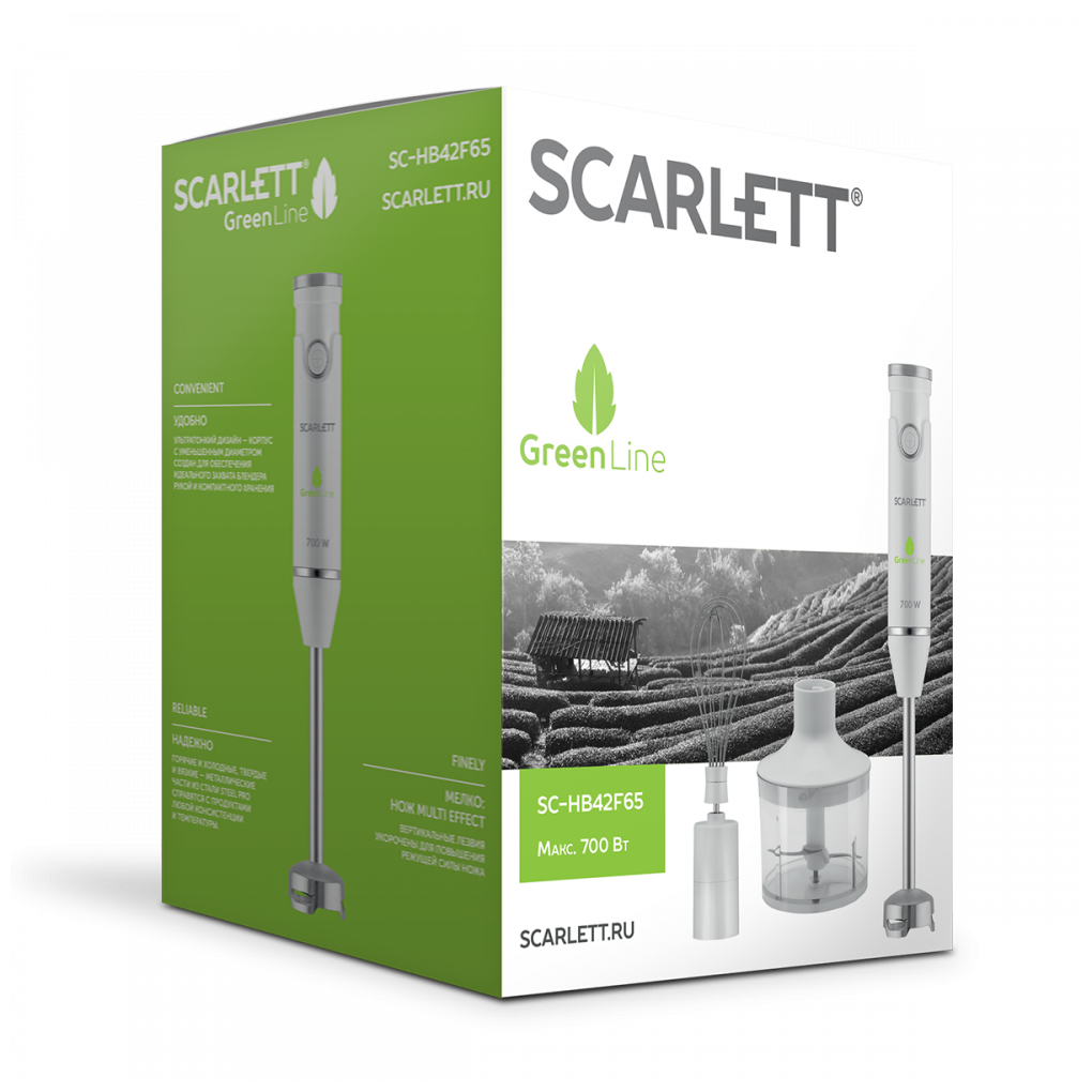 блендер SCARLETT SC-HB42F65 700Вт 1скор. венчик/измельчит. - фото №11