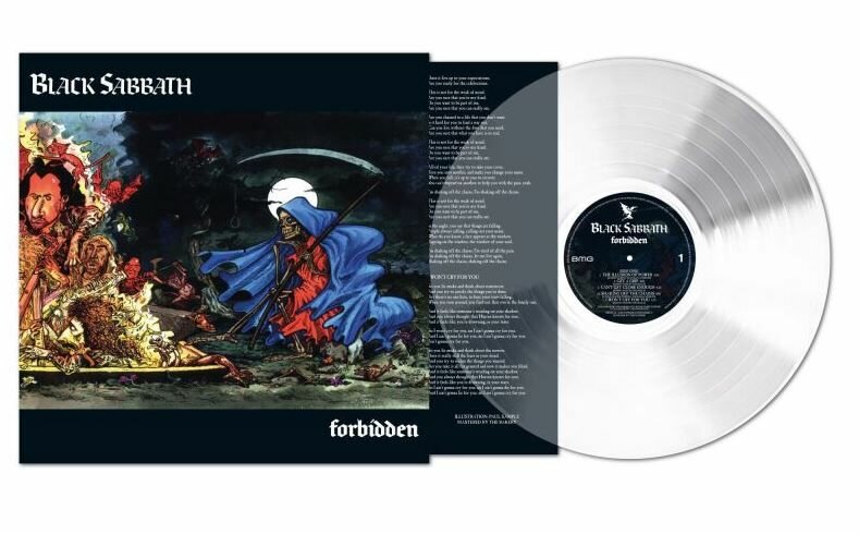 Виниловая пластинка Black Sabbath - Forbidden LP clear