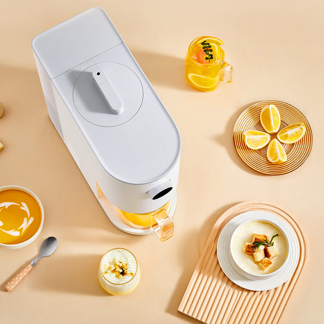 Картинки Умный блендер с функцией нагрева Xiaomi Mijia Intelligent Self-cleaning Cooking Machine White (MDD01CM)