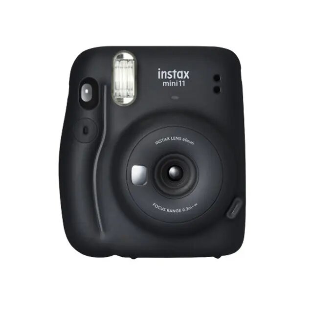 Fujifilm Instax Mini 11 фотоаппарат моментальной печати Charcoal Gray, Camera 20 Films Set