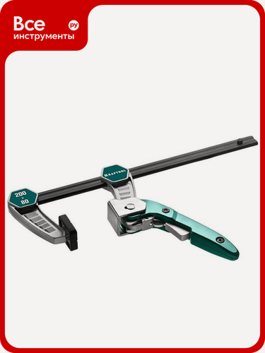 Изображение товара Струбцина быстрозажимная KRAFTOOL KLF-300 300/120 мм 32020-300, фиксации и удержания