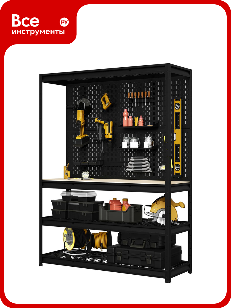 Верстак-стеллаж Greenberg BOREX 2000х1507х507 BOREX_VERSTAK