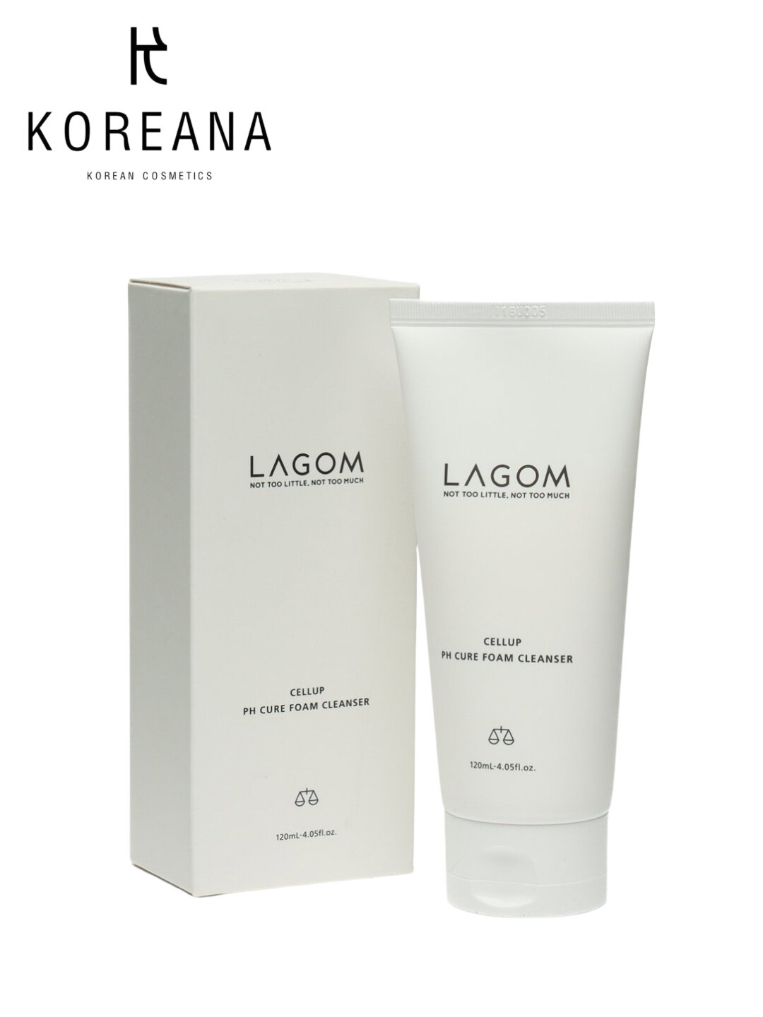 Увлажняющая пенка для умывания Lagom Cellup Ph Cure Foam Cleanser, 120 мл