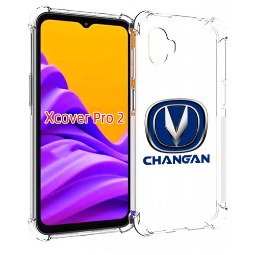 Чехол MyPads Changan-чанган мужской для Samsung Galaxy Xcover Pro 2 задняя-панель-накладка-бампер