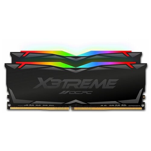 Модуль памяти DDR 4 DIMM 16Gb 8Gbx2 3600Mhz OCPC X3 RGB MMX3A2K16GD436C18 RGB CL18 BLACK 559400₽
