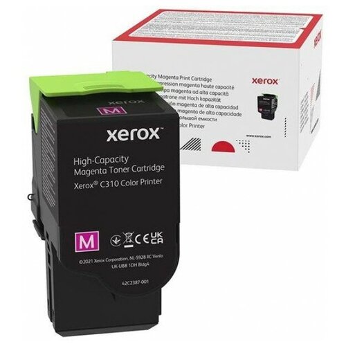 Xerox Тонер-картридж оригинальный Xerox 006R04370 пурпурный повышенной емкости 5.5K тонер картридж xerox c310 пурпурный 5 5k 006r04370
