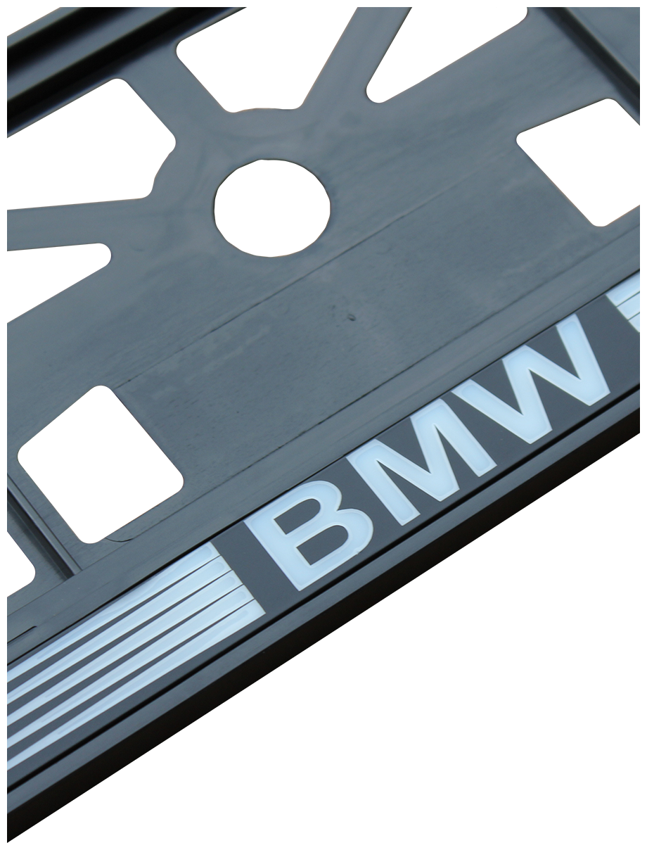  номерного знака БМВ (BMW)с подсветкой и защелкой —  в .