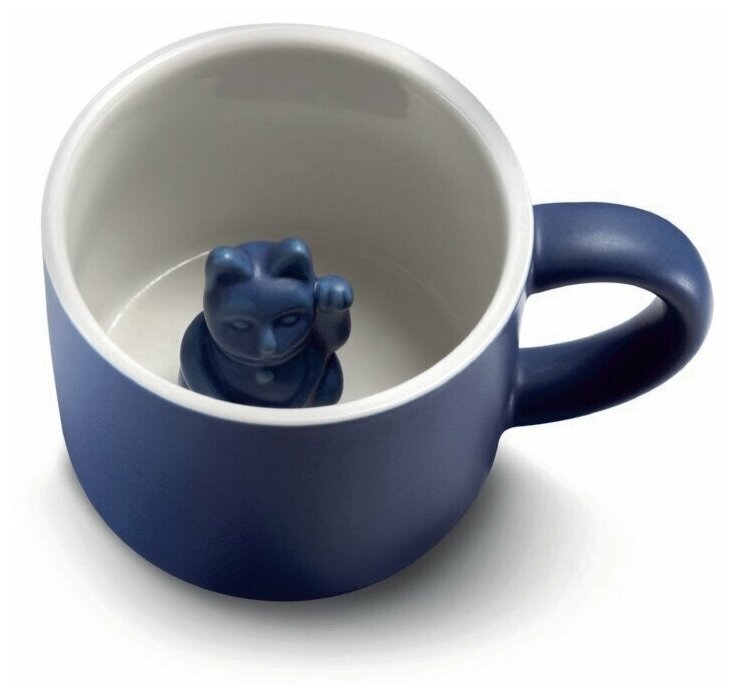 Кружка Animal Mug Maneki Neko Blue, 150 мл Donkey Products