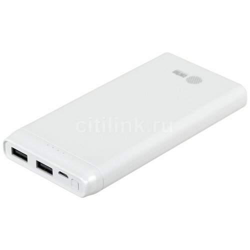 Внешний аккумулятор (Power Bank) Cactus CS-PBFSMT-10000, 10000мAч, белый