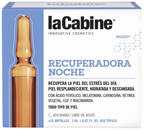 LaCabine Night recovery Концентрированная сыворотка для интенсивного ночного восстановления для лица, 2 мл, 10 шт.