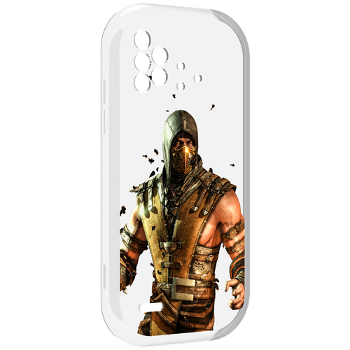 Чехол MyPads Mortal Kombat scorpion для UMIDIGI Bison X10 / X10 Pro задняя-панель-накладка-бампер