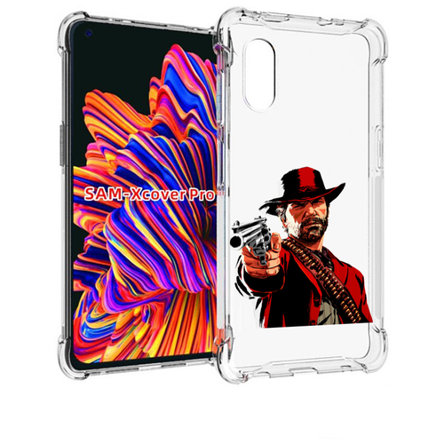 Чехол MyPads Red-Dead-Redemption-2-РДР-2 для Samsung Galaxy Xcover Pro 1 задняя-панель-накладка-бампер чехол mypads red dead redemption 2 рдр 2 для oppo k10 pro задняя панель накладка бампер