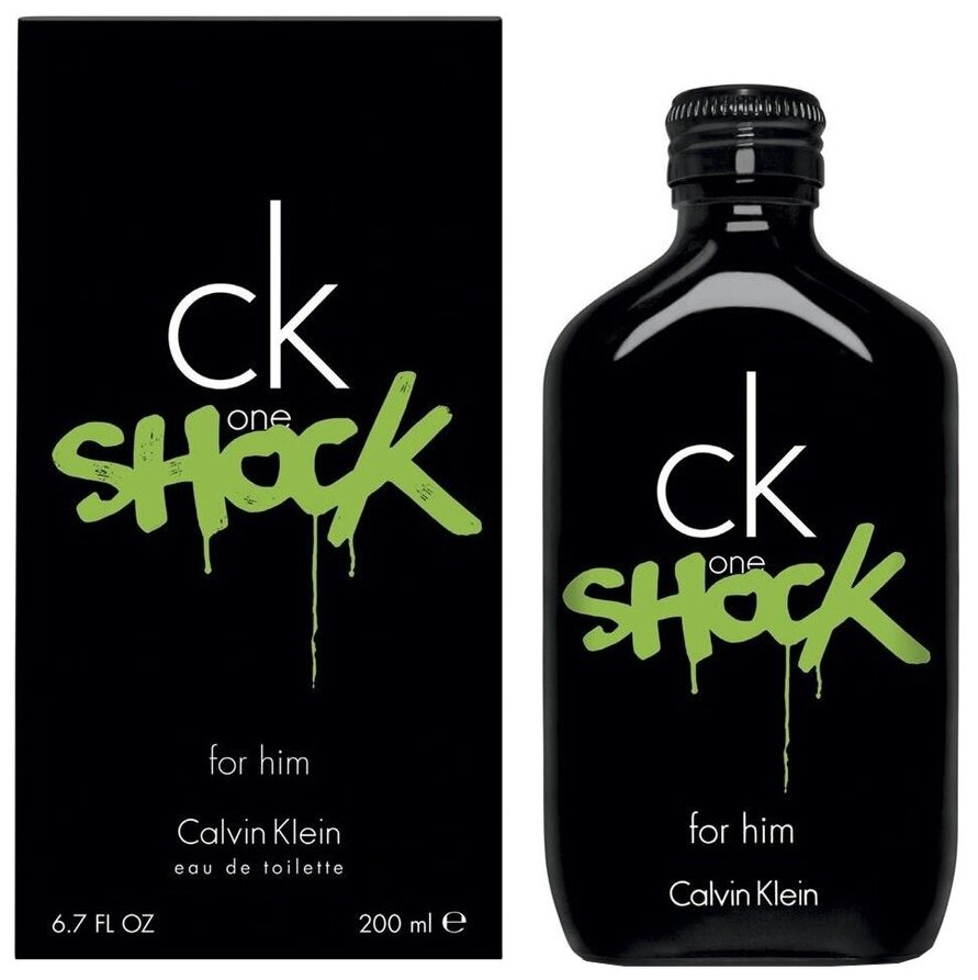 Calvin Klein, CK One Shock For Him, 200 мл, туалетная вода мужская