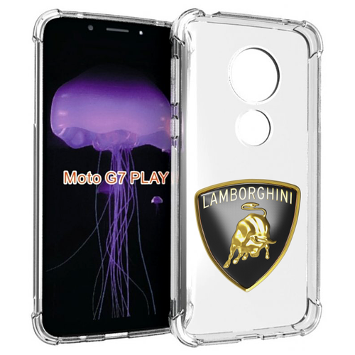 Чехол MyPads ламборгини-lambo-6 мужской для Motorola Moto G7 Play задняя-панель-накладка-бампер чехол mypads мерседес mercedes 6 мужской для motorola moto g7 play задняя панель накладка бампер