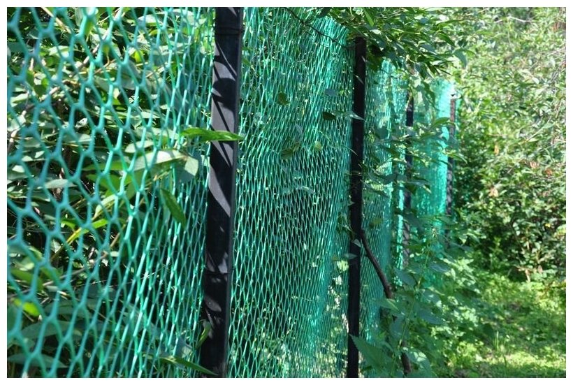 Заборная решетка 1,2х10 м, зеленый/хаки - фотография № 9