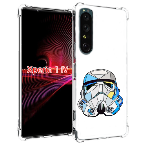 Чехол MyPads star wars дарт вейдер для Sony Xperia 1 IV задняя-панель-накладка-бампер чехол задняя панель накладка бампер mypads star wars дарт вейдер для sony xperia 1 j9110 sony xperia xz4 противоударный