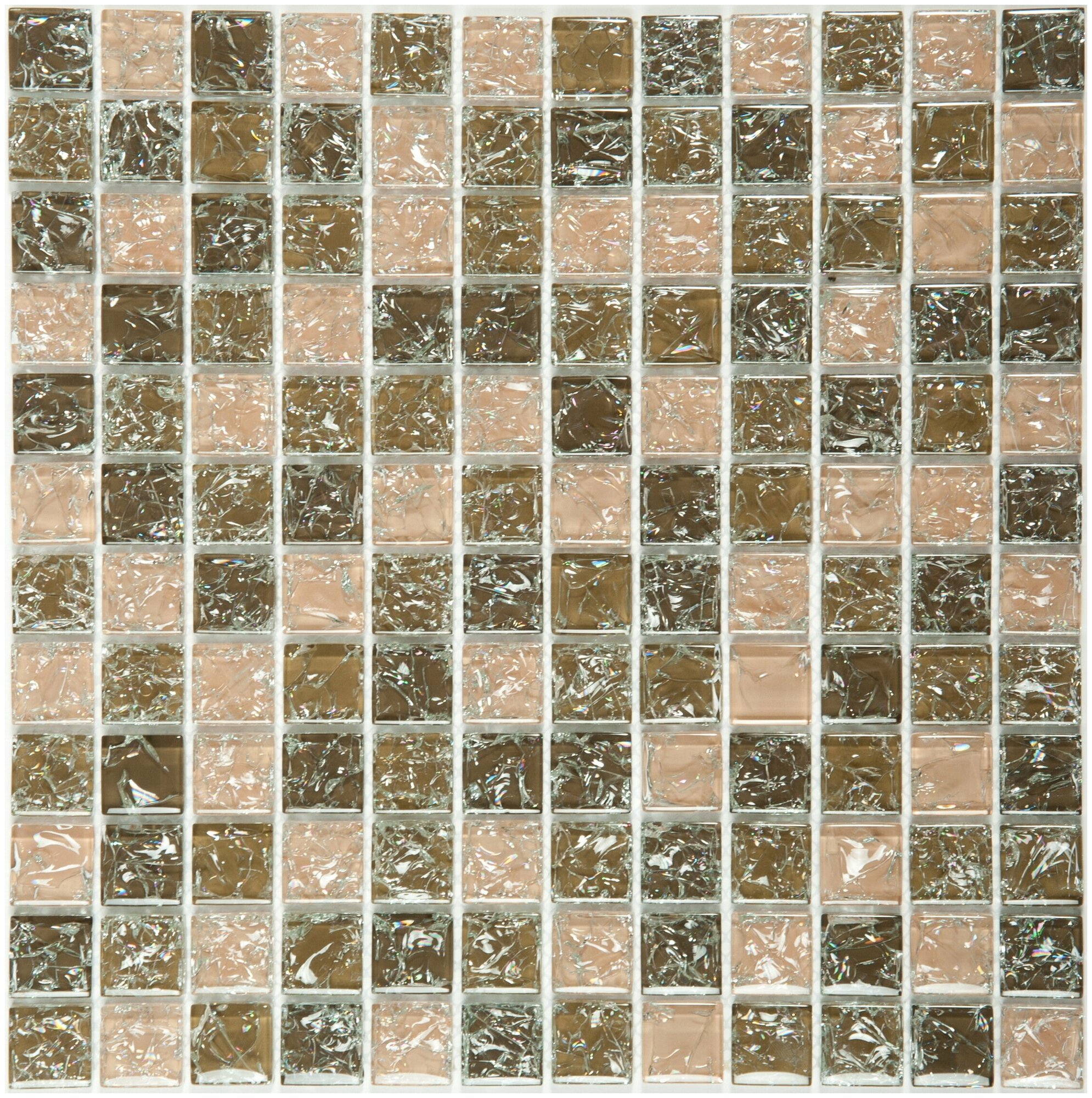 Мозаика стеклянная NS mosaic S-811 298х298 чип 23x23 уп 5 шт