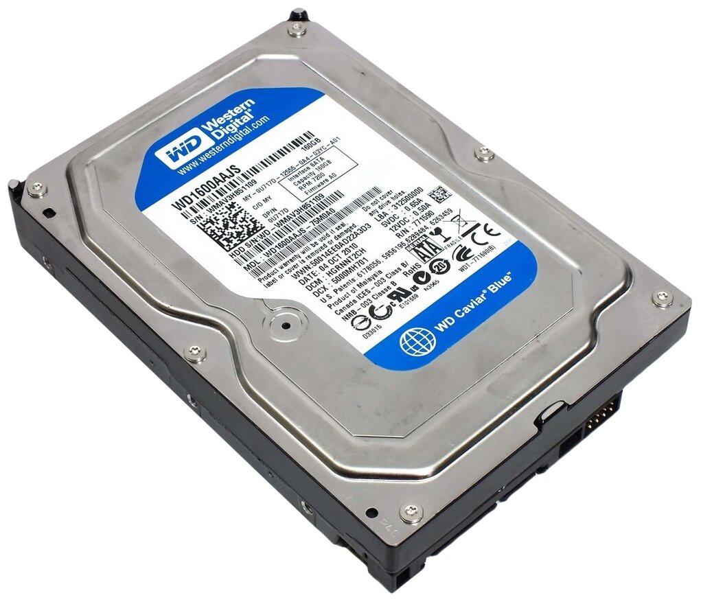 Жесткий диск Western Digital WD Blue 160 ГБ WD1600AAJS