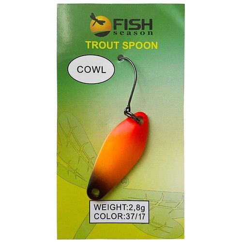 фото Блесна форелевая fish season cowl, 2.8g , цвет-17 , 1шт/уп
