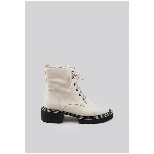 фото Ботинки mario berlucci, молочный, 40