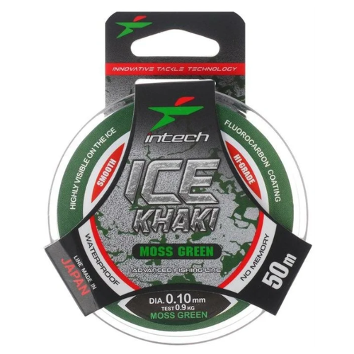 леска intech ice khaki кр коричн 0 165 30м Леска Intech Ice Khaki кр.-коричн. 0.08 50м