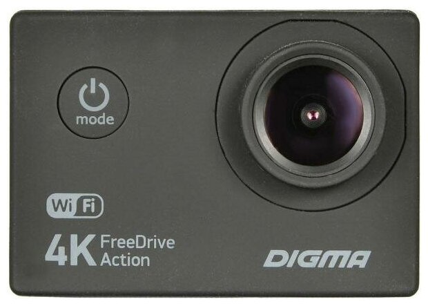 Видеорегистратор Digma FreeDrive Action 4K WiFi черный 8Mpix 2160x3840 2160p 140гр.