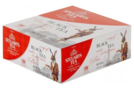 Чай черный Steuarts Black Tea Royal (100 пакетиков)