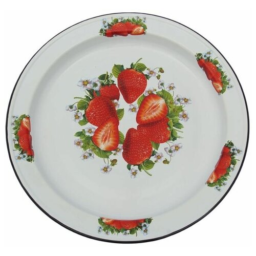 Сибирские товары Блюдо «Клубника садовая», 5 л, d=47,5 см