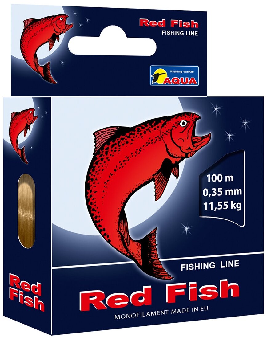 Леска AQUA Red Fish 100m набор 2 