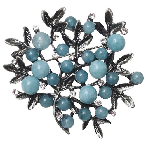 Брошь Divetro Blueberry