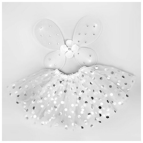 Карнавальный набор Бабочка  2 предмета: крылья, юбка 7980787 комод детский четырехсекционный little angel cool супер трак 50 x 41 5 x 55 5 см серебристый