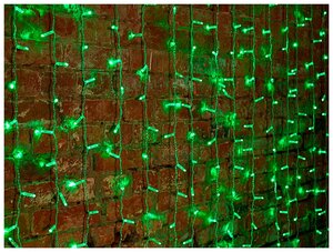 Гирлянда Neon-Night Светодиодный Дождь 2x1.5m 192 LED Green 235-304-6