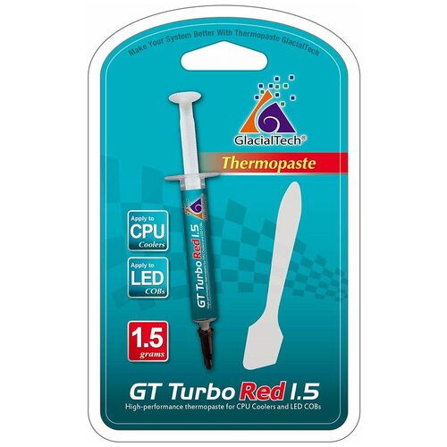 Термопаста Glacialtech GT TURBO RED 1.5 шприц 1.5 г