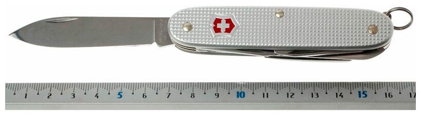 Нож перочинный Victorinox Farmer Alox (0.8241.26) 93мм 9функций серебристый карт.коробка - фото №6