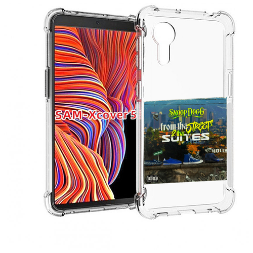 Чехол MyPads Snoop Dogg FROM THE STREET 2 THA SUITES для Samsung Galaxy Xcover 5 задняя-панель-накладка-бампер чехол mypads snoop dogg tha last meal для samsung galaxy xcover 5 задняя панель накладка бампер