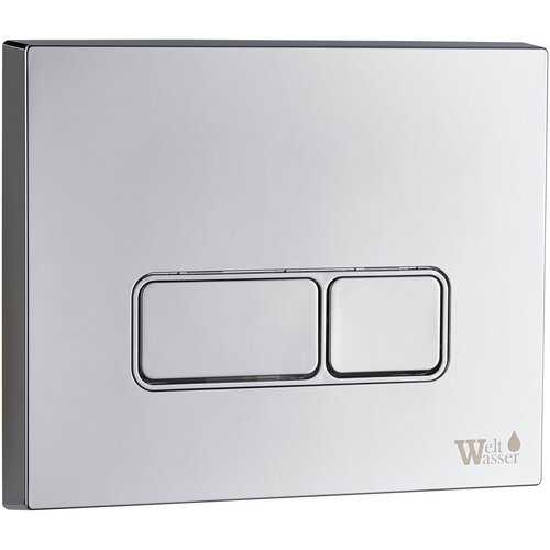 Кнопка для инсталляции WeltWasser WW MAR 410 SE квадратная хром глянец