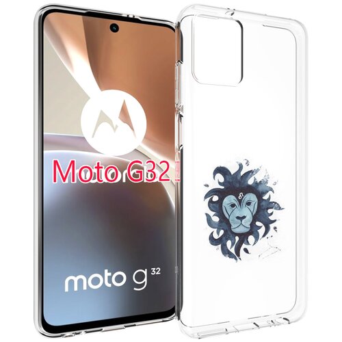 Чехол MyPads знак зодиака лев 5 для Motorola Moto G32 задняя-панель-накладка-бампер чехол mypads лев лежит мужской для motorola moto g32 задняя панель накладка бампер