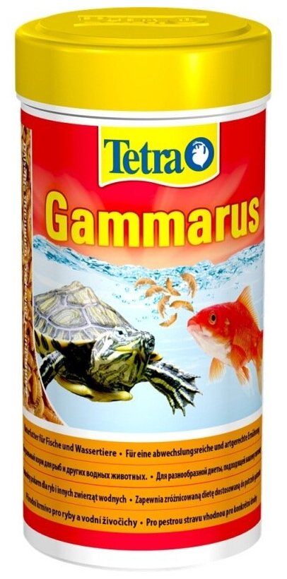 Корм TETRA Gammarus для водных черепах 1000мл - фотография № 7