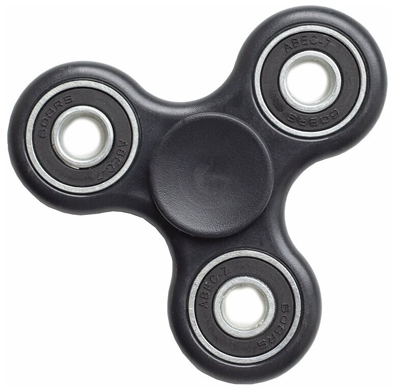 Спиннер Fidget Spinner, черный